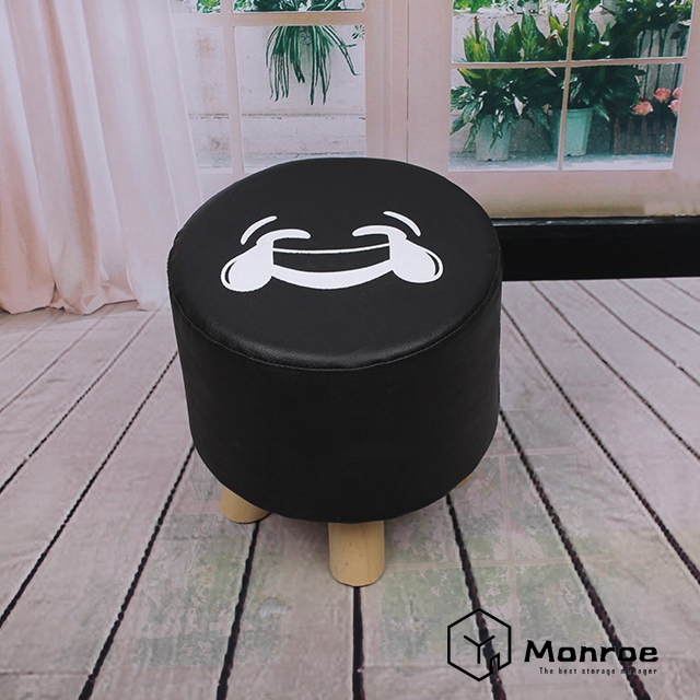 Kreative Mode PU Ausdruck vierbeinigen Hocker Wohnzimmer Fußbett