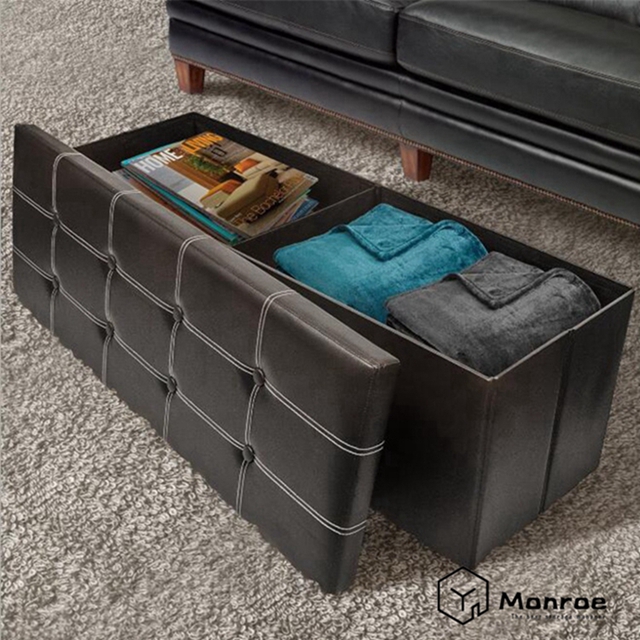 43 Zoll Folding Storage Ottoman Bank mit Klappdeckel