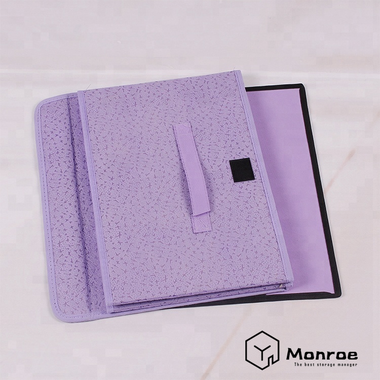 Neue Ankunft lila Druck Unterwäsche faltbare Aufbewahrungsbox mit